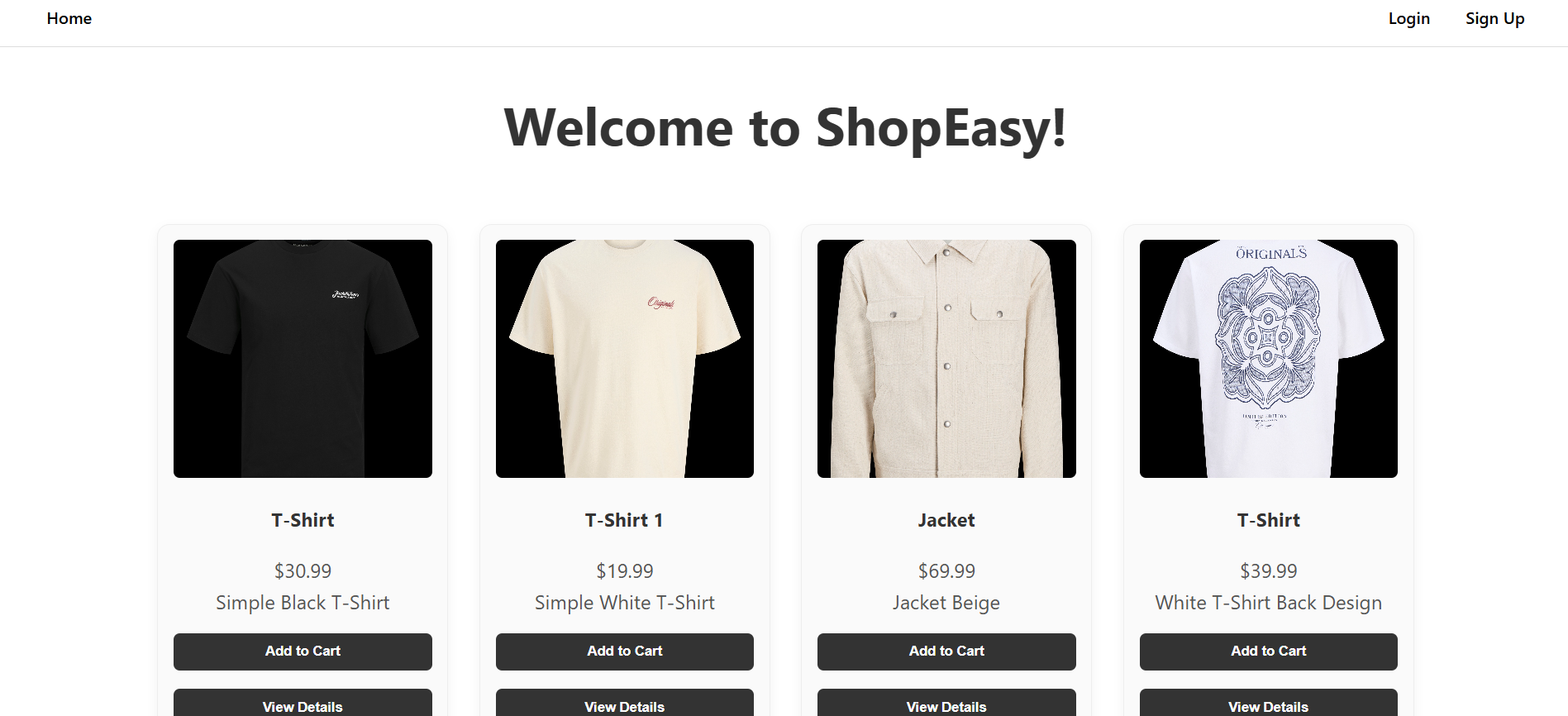 ShopEasy E-commerce